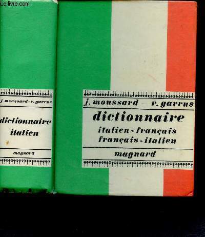 DICTIONNAIRE ITALIEN/FRANCAIS - FRANCAIS/ITALIEN