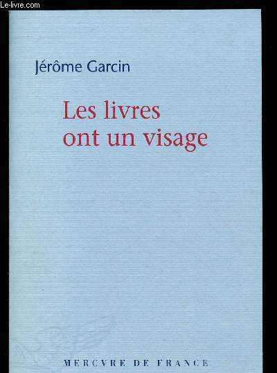 LES LIVRES ONT UN VISAGE (ROMAN)