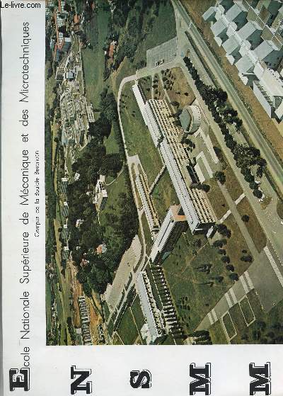 PLAQUETTE - ECOLE NATIONAL SUPERIEUR DE MECANIQUE ET DES MICROTECHNIQUES - CAMPUS DE LA BOULOIE BESANCON