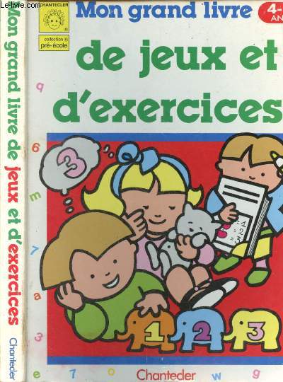 MON GRAND LIVRE 4-6 ANS DE JEUX ET D'EXERCICES