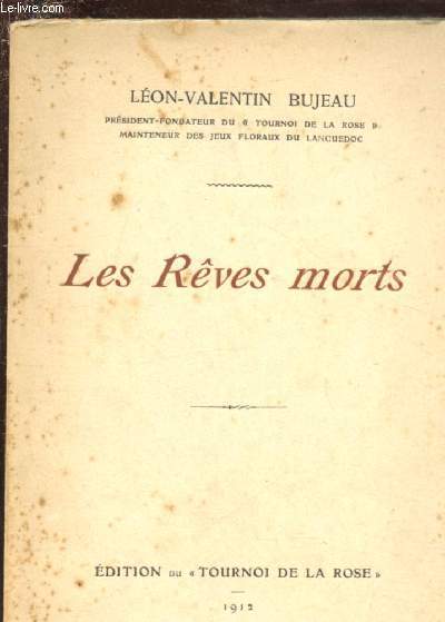 LES REVES MORTS - POESIE