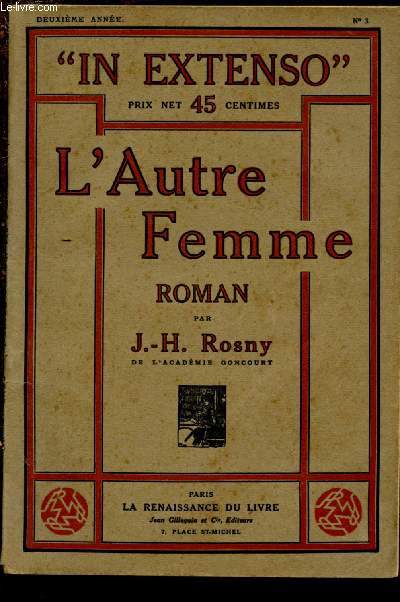 L'AUTRE FEMME - ROMAN