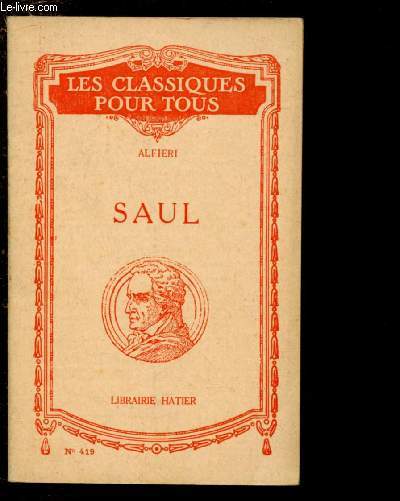 SAUL - LES CLASSIQUES POUR TOUS N419