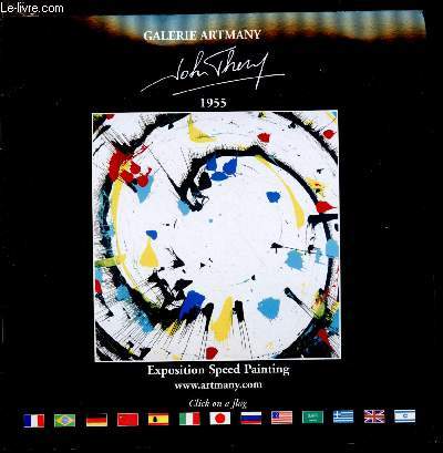 CATALOGUE - GALERIE ARTMANY - EXPOSITION SPEED PAINTING 1955