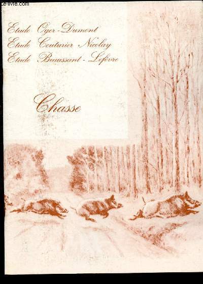 29 NOV 1994 CATALOGUE - VENTE AUX ENCHERES PUBLIQUES -CHASSE - DROUOT RICHELIEU SALLE N13 : ESTAMPES, DESSINS ET TABLEAUX, TROPHEE D'EUROPE, AFRIQUE, AMERIQUE, OBJET D'ART, MILITARIA, ARMES ANCIENNES ET MODERNES