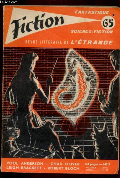 N65 - 7E ANNEE - AVRIL 1959 - FICTION - REVUE LITTERAIRE DE L'ETRANGE - NOUVELLES : Les immigrants, par Leigh Brackett - Le train pour l'enfer par robert Bloch - La petite sorcire, par Mildred Clingerman - CHRONIQUES ET RUBRIQUES ...