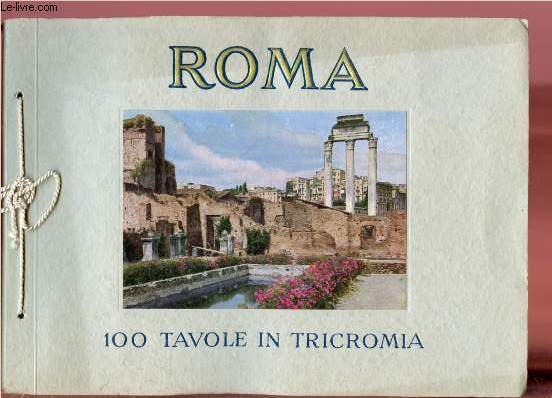 SOUVENIR DE ROME / RICORDO DI ROMA / SOUVENIR OF ROME / ROMISCHE ANDENKEN - 100 PLANCHES EN COULEURS NATURELLES