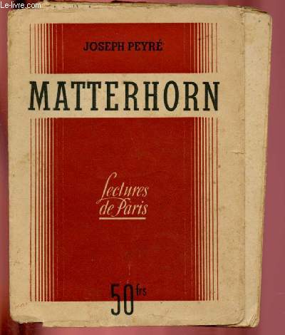 MATTERHORN / BIBLIOTHEQUE DE LECTURES DE PARIS