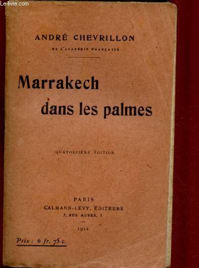MARRAKECH DANS LES PALMES