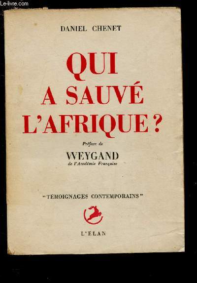 QUI A SAUVE L'AFRIQUE ?