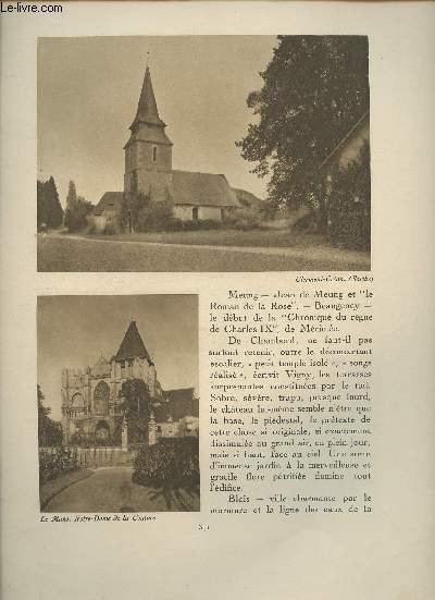 LE VISAGE DE FRANCE - SARTHE - REGION CENTRE, VAL DE LOIRE