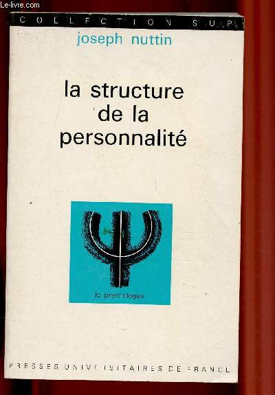 LA STRUCTURE DE LA PERSONNALITE / COLLECTION 