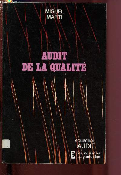 AUDIT DE LA QUALITE / COLLECTION 