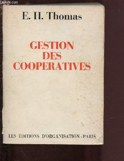 GESTION DES COOPERATIVES