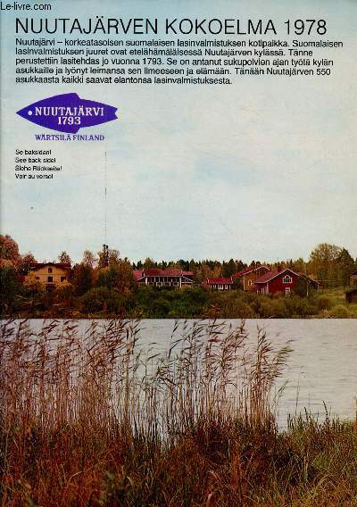 NUUTAJARVENKOKOELMA 1978 - CATALOGUE