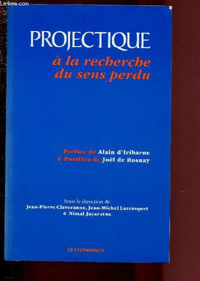 PROJECTIQUE A LA RECHERCHE DU SENS PERDU