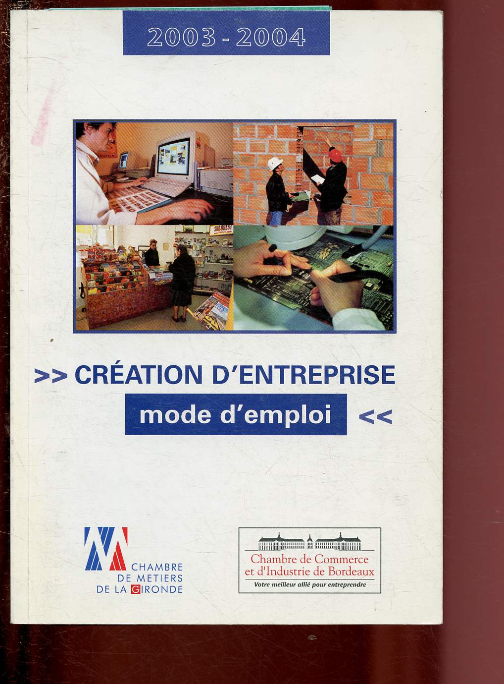 CREATION D'ENTREPRISE - MODE D'EMPLOI - 2003-2004