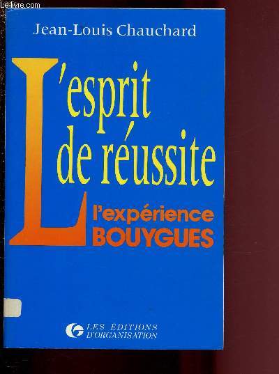 L'ESPRIT DE REUSSITE - L'EXPERIENCE BOUYGUES