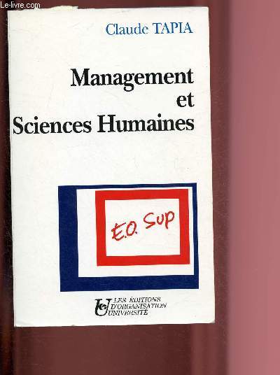 MANAGEMENT ET SCIENCES HUMAINES