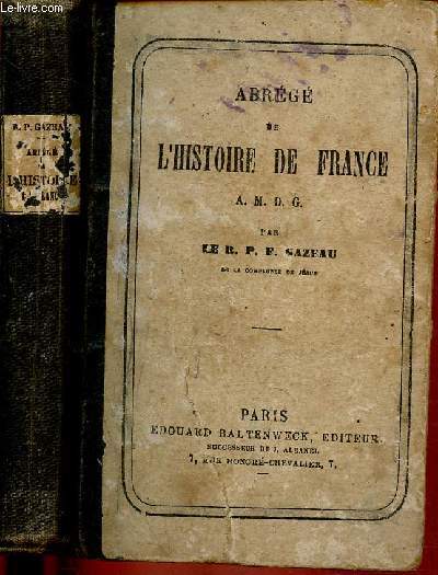 ABREGE DE L'HISTOIRE DE FRANCE