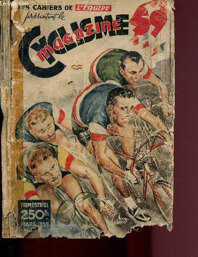 MARS 1959 - CYCLISME MAGAZINE : Graczyk futur Kubler - Anquetil a sauv les meubles - Le grand prix des nations - Les rserves d'Antonin Magne,etc.