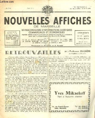 N 2240 - Du 11 au 14 Juin 78 - LES NOUVELLES AFFICHES DE MARSEILLE : L'informatique au service des P.M.E. - Albert Konan-Koffi a reu la Croix d'Officier de l'Ordre du Mrite et dvouement Franais - Dbat exceptionnel aux archives de la ville -etc