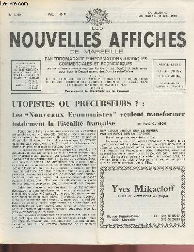 N2330 - Du 17 au 19 Mai 1979 - LES NOUVELLES AFFICHES DE MARSEILLE : Utopistes ou prcurseurs ? : Les 
