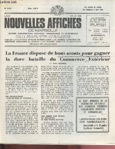 2522 - Du 30 Avril au 2 Mai 1981 - LES NOUVELLES AFFICHES DE MARSEILLE : La France dispose de bons atouts pour gagner la dure bataille du Commerce Extrieur, par R. Quinson - Brillante rception pour le XXie anniversaire de l'Indpendance du Sngal,etc