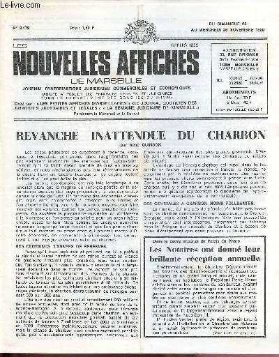 N2479 - Du 23 au 26 Novembre1980 - LES NOUVELLES AFFICHES DE MARSEILLE : Revanche inattendu du Charbon, par Ren Quinson - P.M.E. : l'amlioration des bnfices a provoqu une lgre reprise des investissements -etc