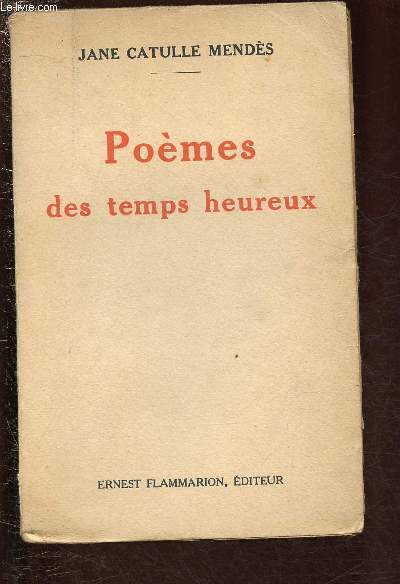 POEMES DES TEMPS HEUREUX