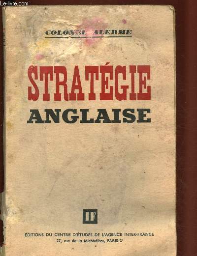 STRATEGIE ANGLAISE