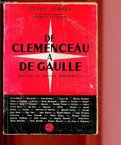 DE CLEMENCEAU A DE GAULLE