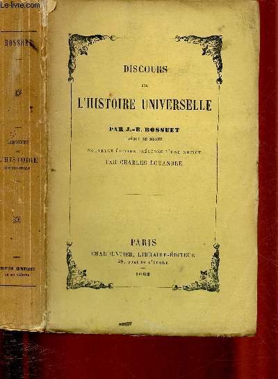 DISCOURS SUR L'HISTOIRE UNIVERSELLE