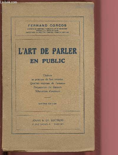 L'ART DE PARLER EN PUBLIC