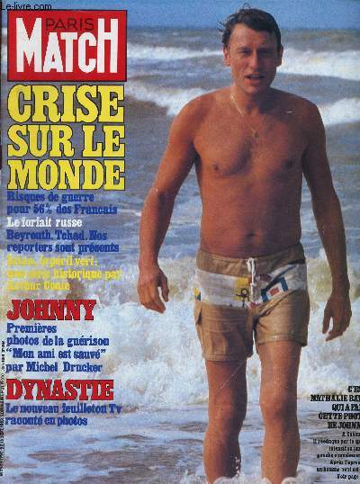 N1790 - 16 SEPT 1983 : Johnny sera le 15 Octobre  Champs-Elysees - Liz Taylor : A 51 ans, elle n'a rien perdu de son charme - Le monde en crise : L'U.R.S.S. : le crime du Boeing - Beyrouth : la guerre civile reprend,etc.