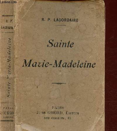 SAINTE MARIE-MADELEINE