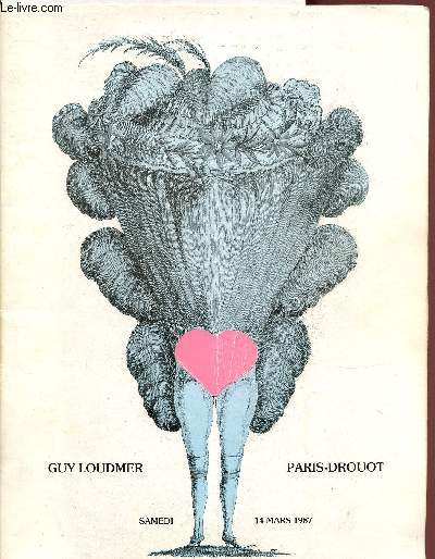 CATALOGUE DE VENTE AUX ENCHERES - 14 MARS 1987 - PARIS - DROUOT - SALLE 8 : CURIOSA