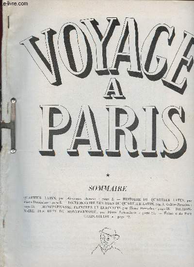 VOYAGE A PARIS - 3 VOLUMES / EXTRAIT DE 