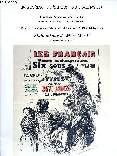 CATALOGUE DE VENTE AUX ENCHERES - 3 ET 4 FEVRIER 2009 - DROUOT RICHELIEU - SALLE 15 : LIVRES ANCIENS, REGIONALISMES - ALMANACHS - ANNUAIRES - LIVRES ILLUSTRES ROMANTIQUES - KEEPSAKES - LIVRES DE PRIX ET DE PRESENT - RELIURES SIGNEES, ETC