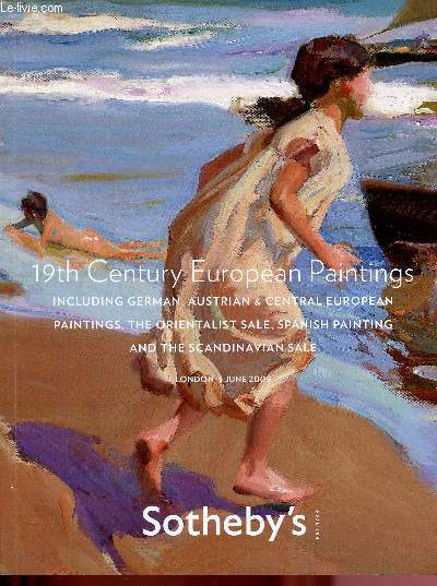 CATALOGUE DE VENTE AUX ENCHERES -3 JUNE 2008 - LONDON - 19CH CENTURY EUROPEAN PAINTINGS - INCLUDING GERMAN, AUSTRIAN & CENTRAL EUROPEAN PAINTINGS - THE ORIENTALIST SALE, SPANICH PAINTING AND THE SCANDINAVIAN SALE