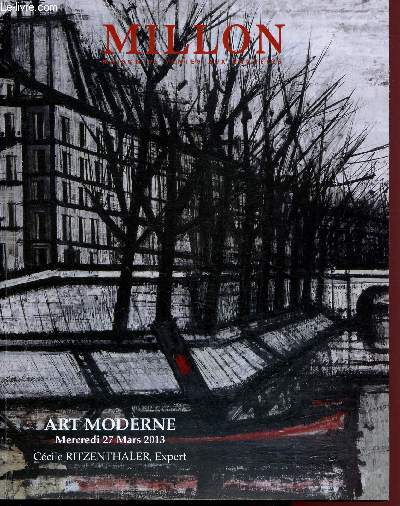 CATALOGUE DE VENTE AUX ENCHERES - 27 MARS 2013 - DROUOT RICHELIEU - PARIS - SALLE 7 : ART MODERNE 1880-1950