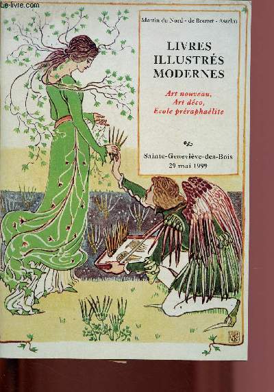 CATALOGUE DE VENTE AUX ENCHERES - 29 MAI 1999 - PARISUD- ENCHERES - SAINTE-GENEVIEVE-DES-BOIS : LIVRES ILLUSTRES MODERNES : ART NOUVEAU? ART DECO, ECOLE PRERAPHAELITE