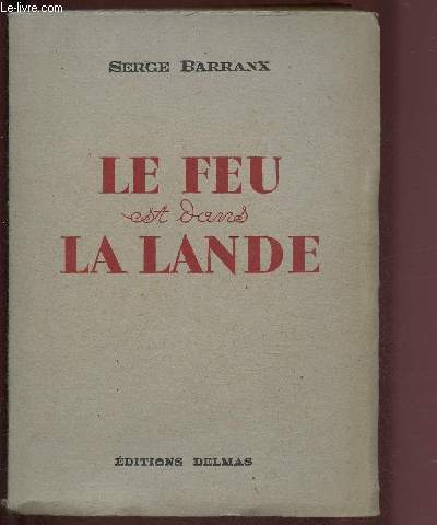 LE FEU EST DANS LA LANDE (ROMAN)