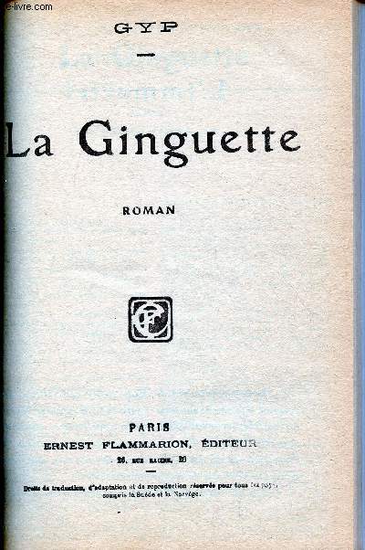 LA GINGUETTE (ROMAN)
