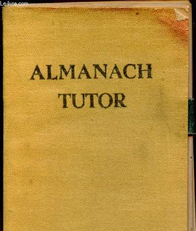 ALMANACH TUTOR 1948 - AGENDA DE POCHE DES ECOLIERS BELGES