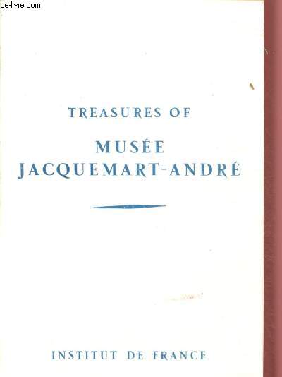 TREASURES OF MUSEE JACQUEMART-ANDRE - INSTITUT DE FRANCE
