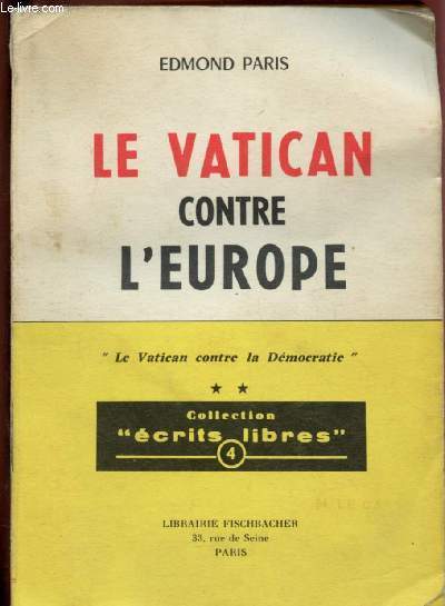 LE VATICAN CONTRE L'EUROPE / COLLECTION