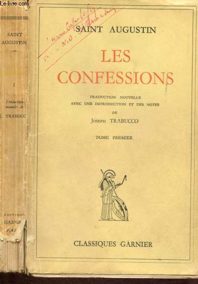 LES CONFESSIONS - TOME I