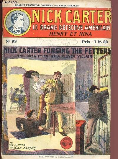 N98 - NICK CARTER - LE GRAND DETECTIVE AMERICAIN : HENRY ET NINA