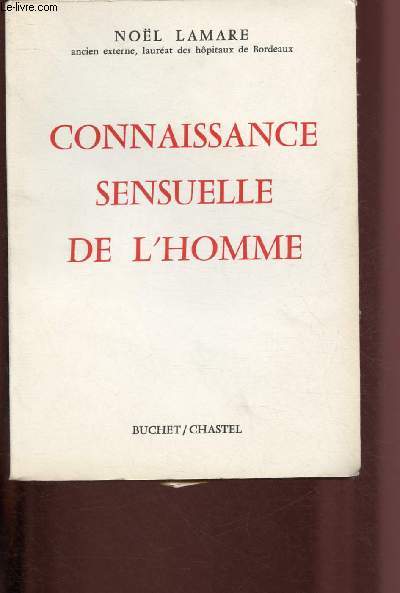 CONNAISSANCE SENSUELLE DE L'HOMME